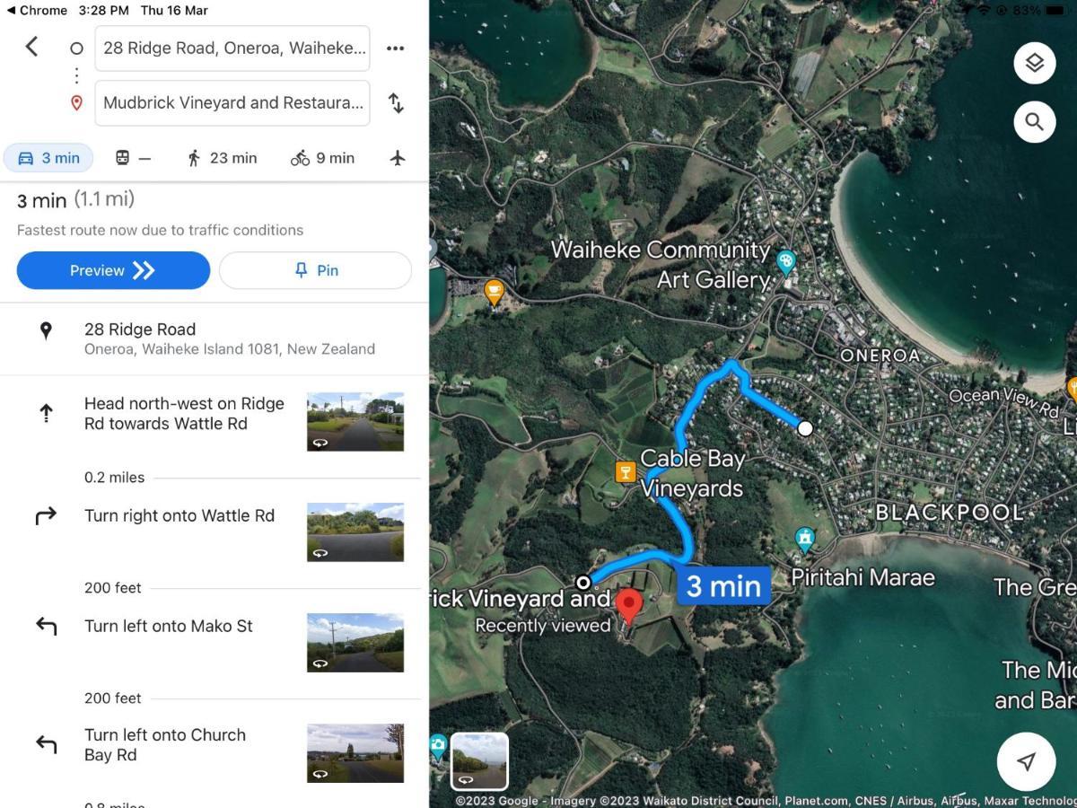 شقة La Casita Waiheke Oneroa المظهر الخارجي الصورة